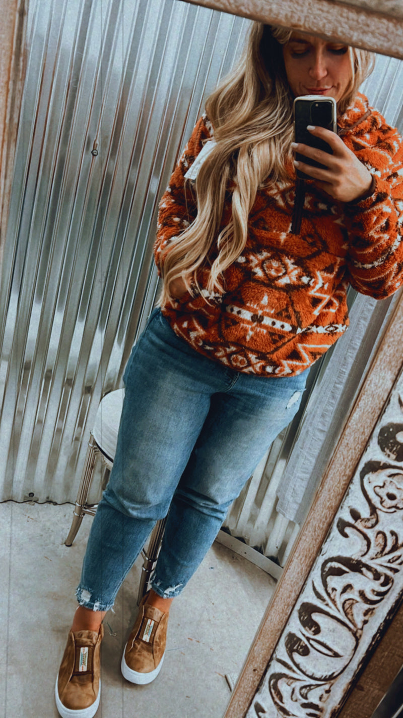 Ariat Berber Hooded Pullover Jacket Two Peaches Boutique