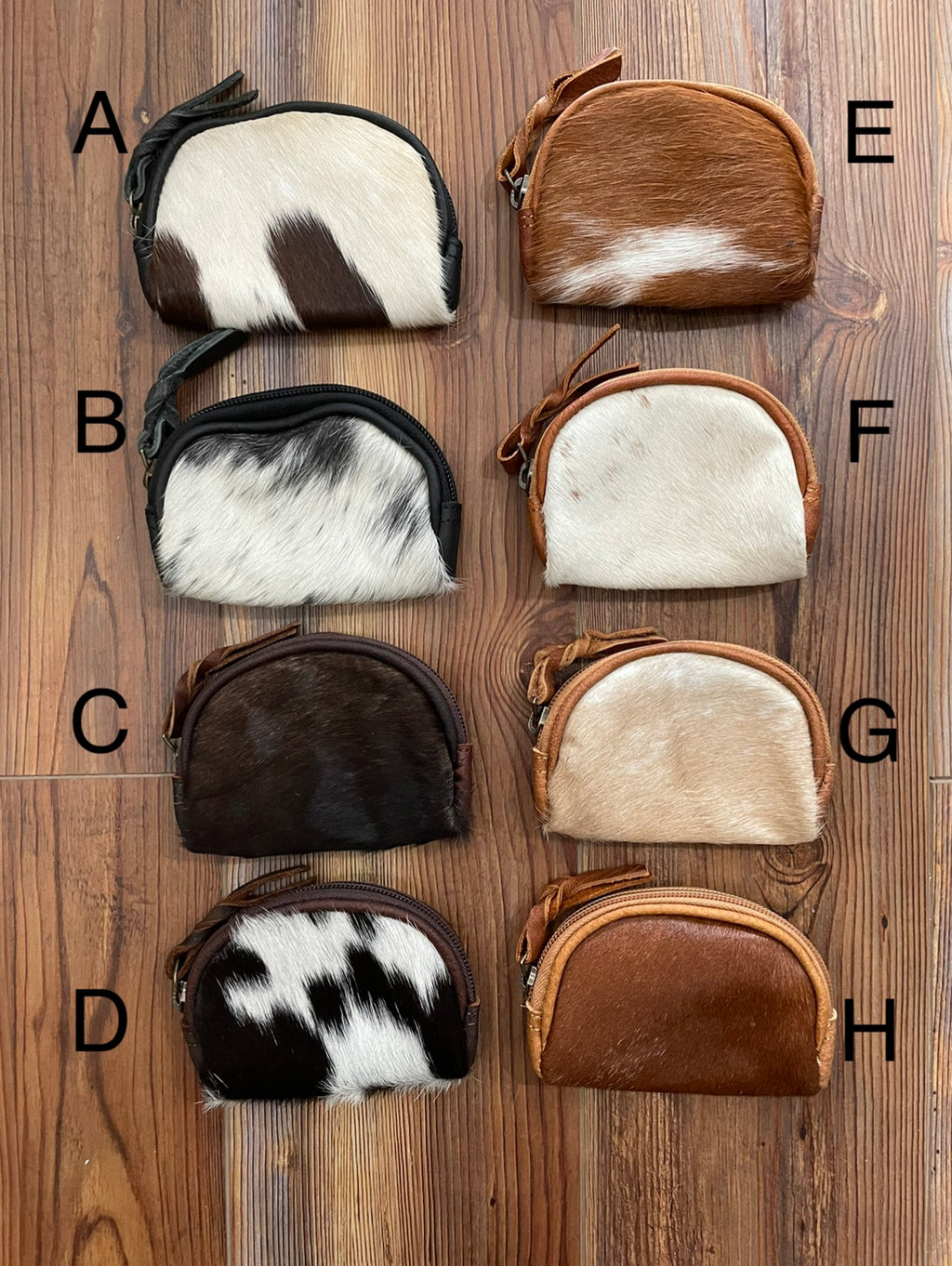 Cowhide Coin Purse