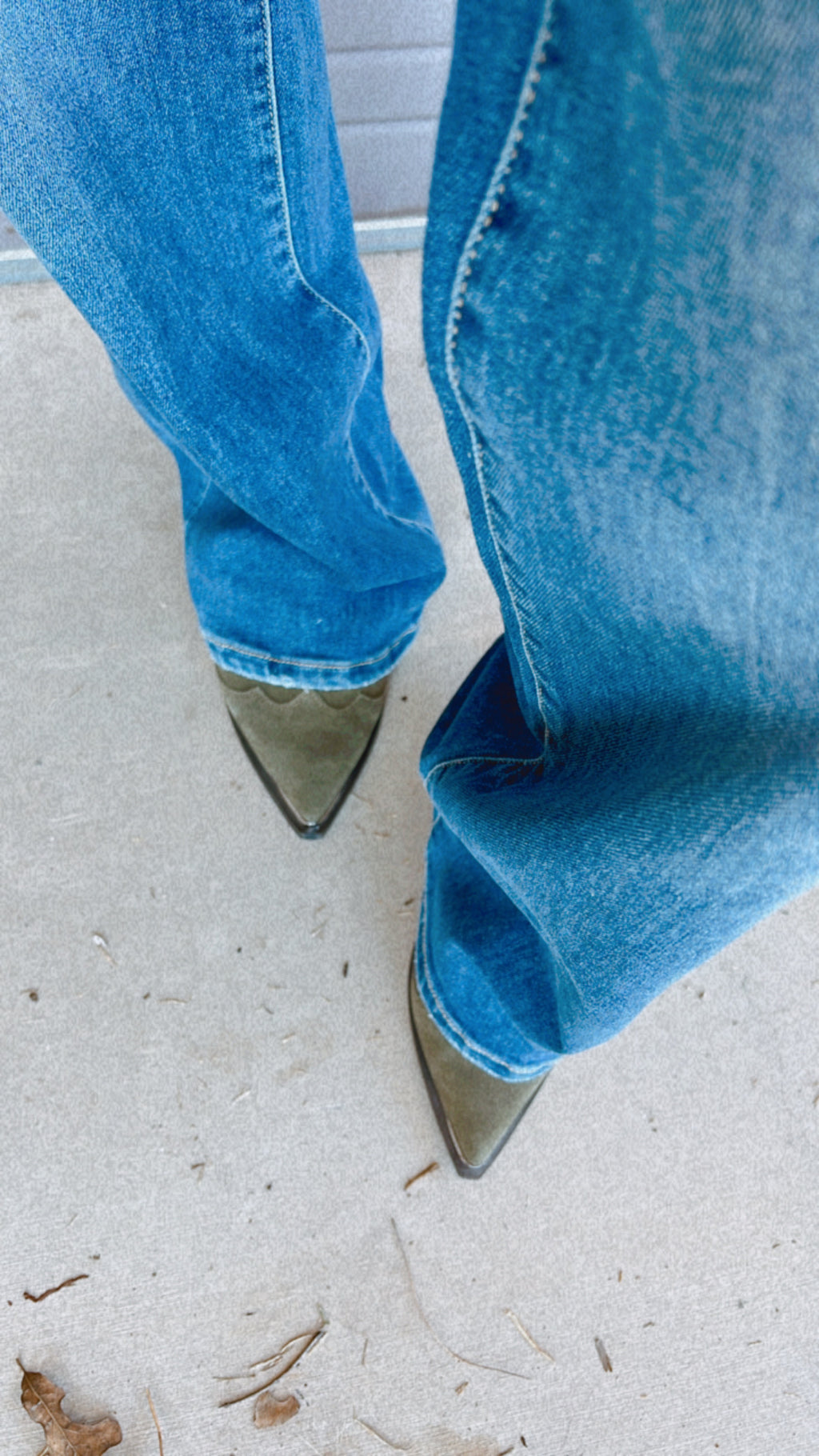 Olive Micah Suede Mules