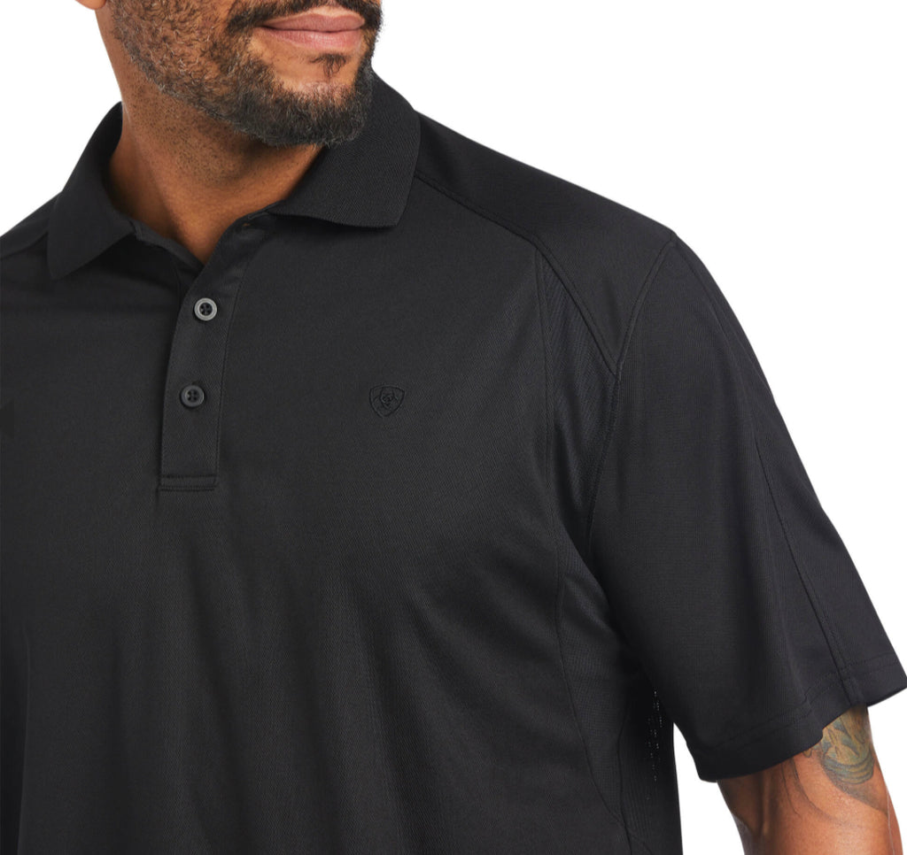 Men’s Ariat Polo-Black