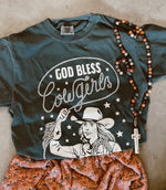 GOD BLESS COWGIRLS TEE