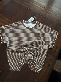 Striped Scallop Tee
