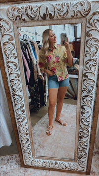 Sunshine floral top