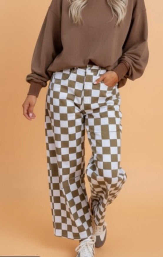 Checkered pant