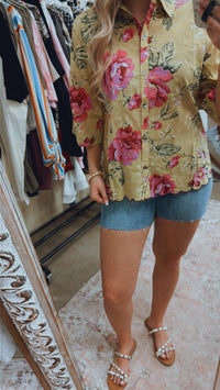 Sunshine floral top