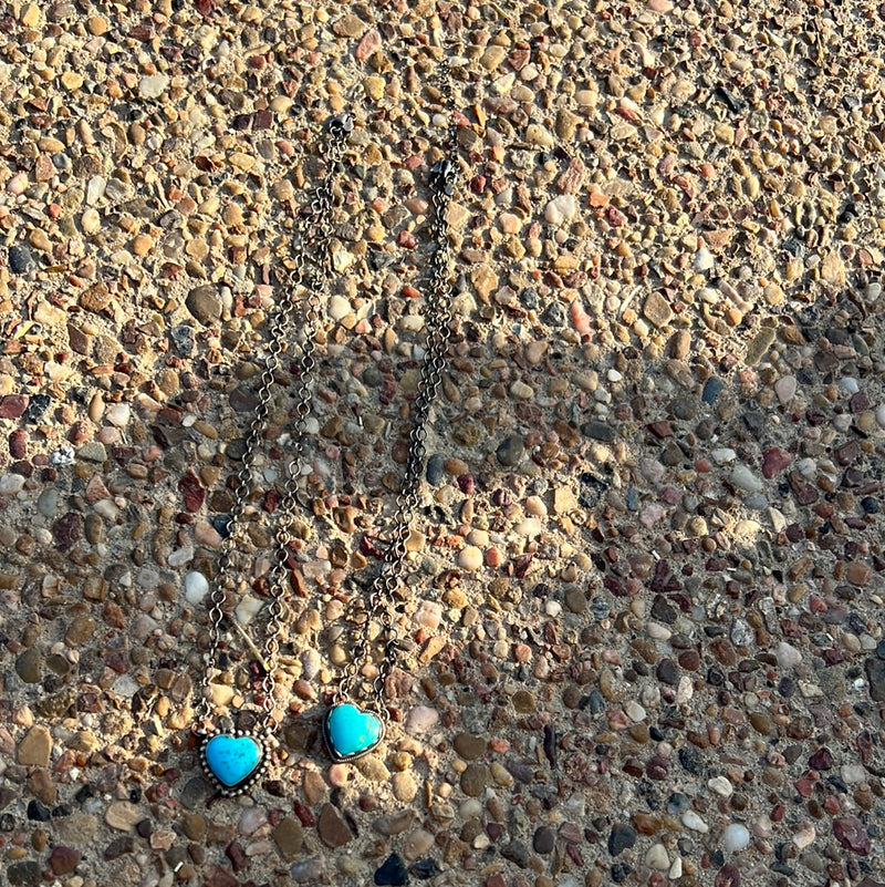 Turquoise Heart Necklace