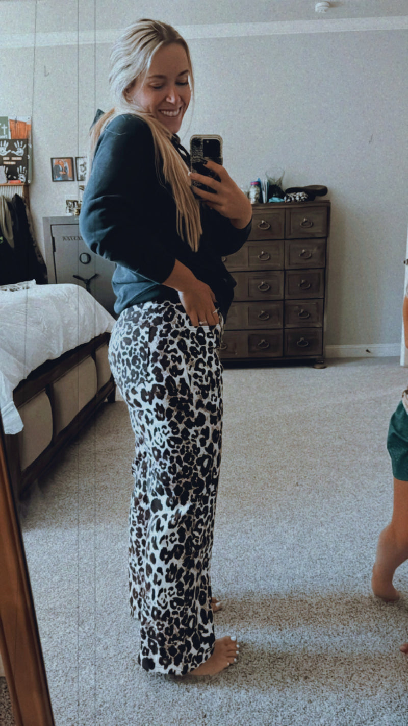Cheetah Denim Pant