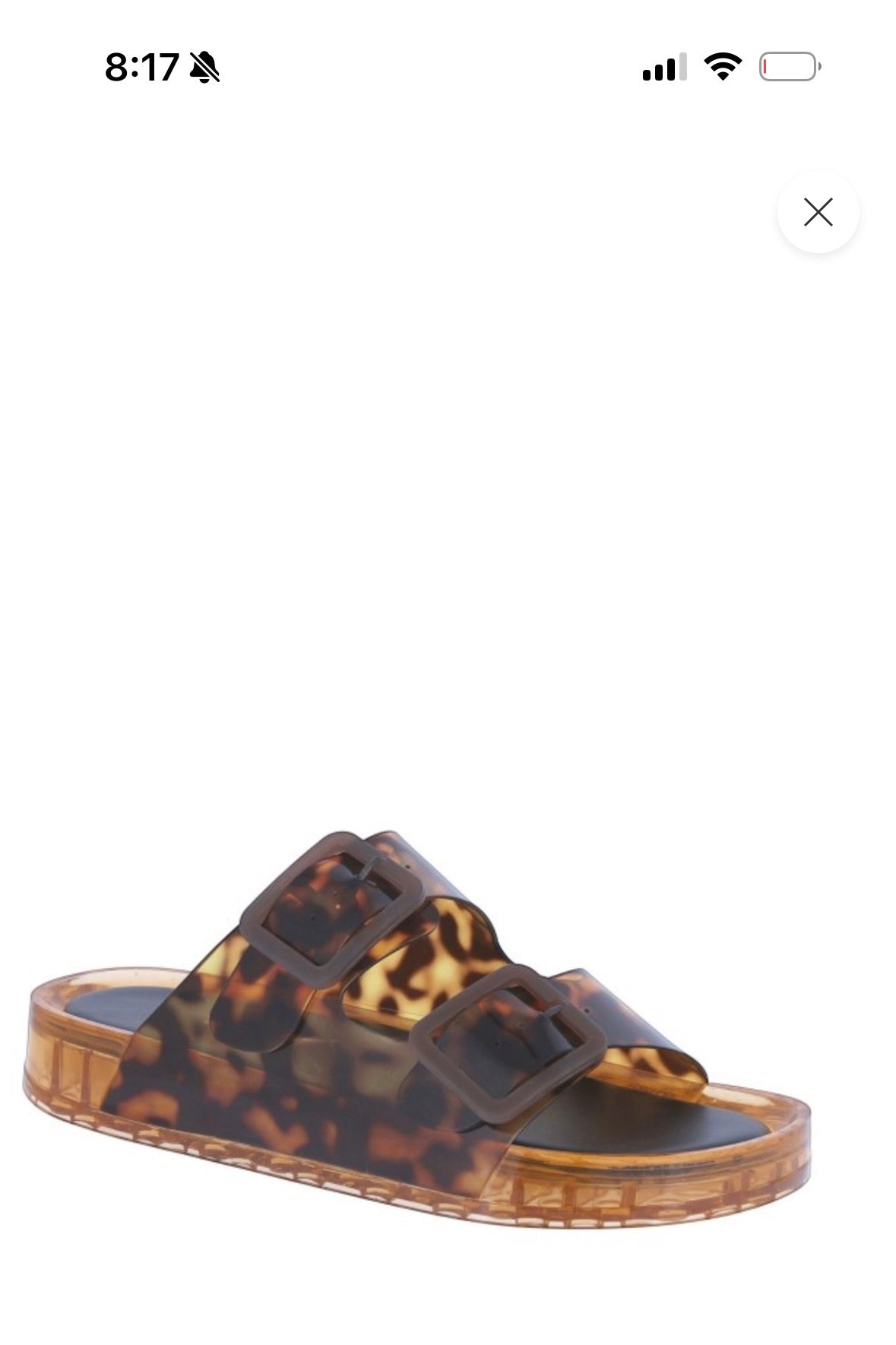 Tortoise sandal