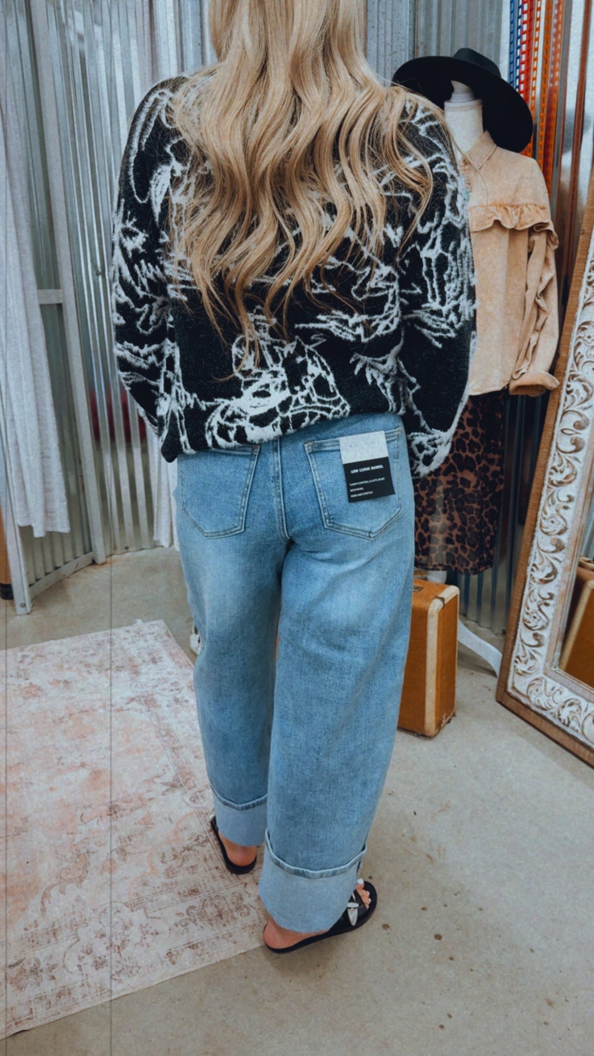 Western barrel Jean