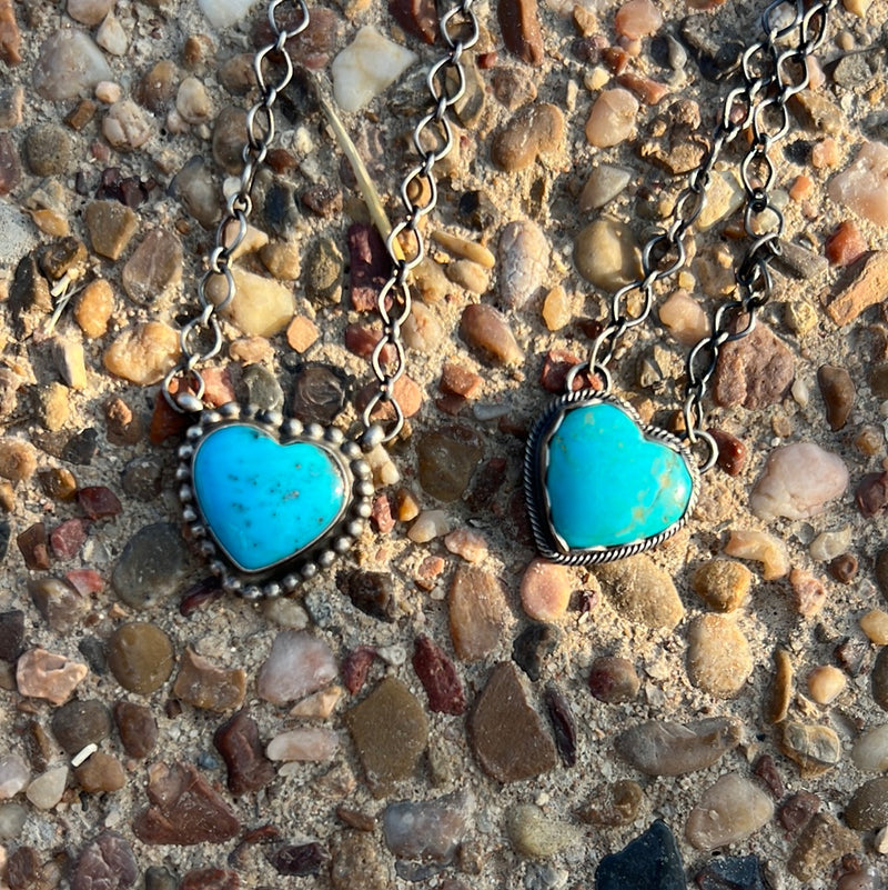 Turquoise Heart Necklace