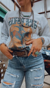 Tooled Belt with buckle