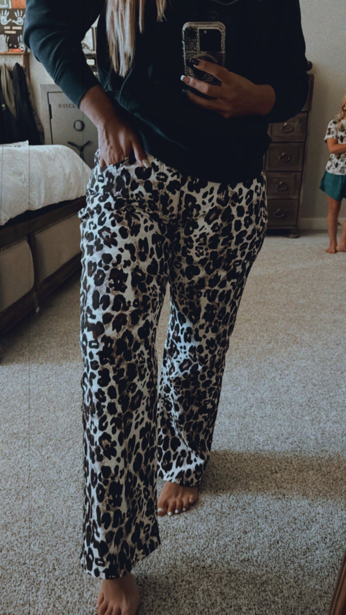 Cheetah Denim Pant