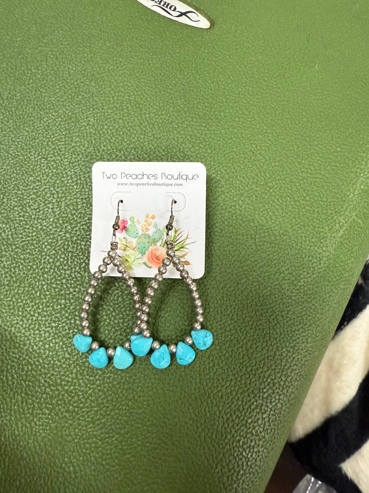 Turquoise Teardrop Earrings