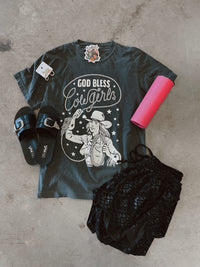 GOD BLESS COWGIRLS TEE
