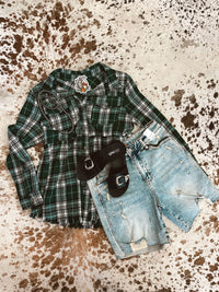 Green flannel
