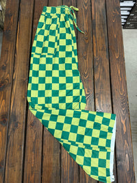 Green Checkered pants