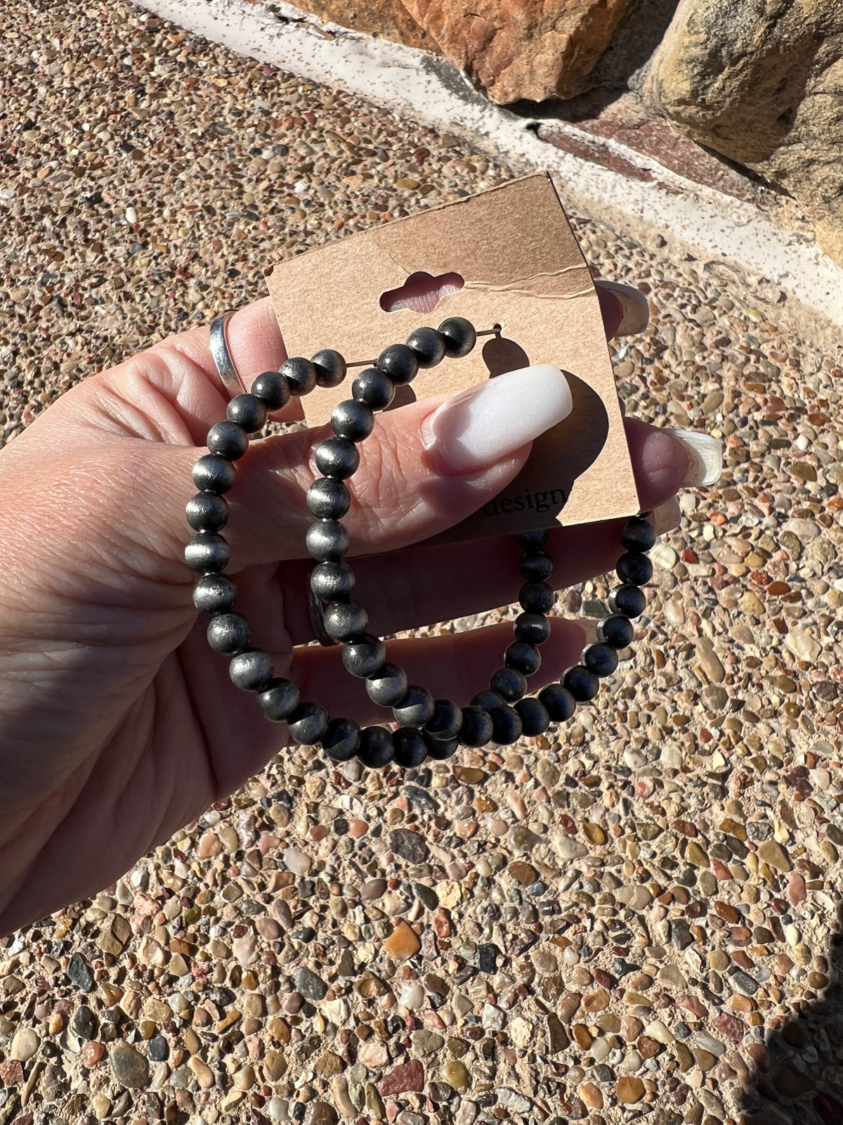 Faux Navajo Hoops