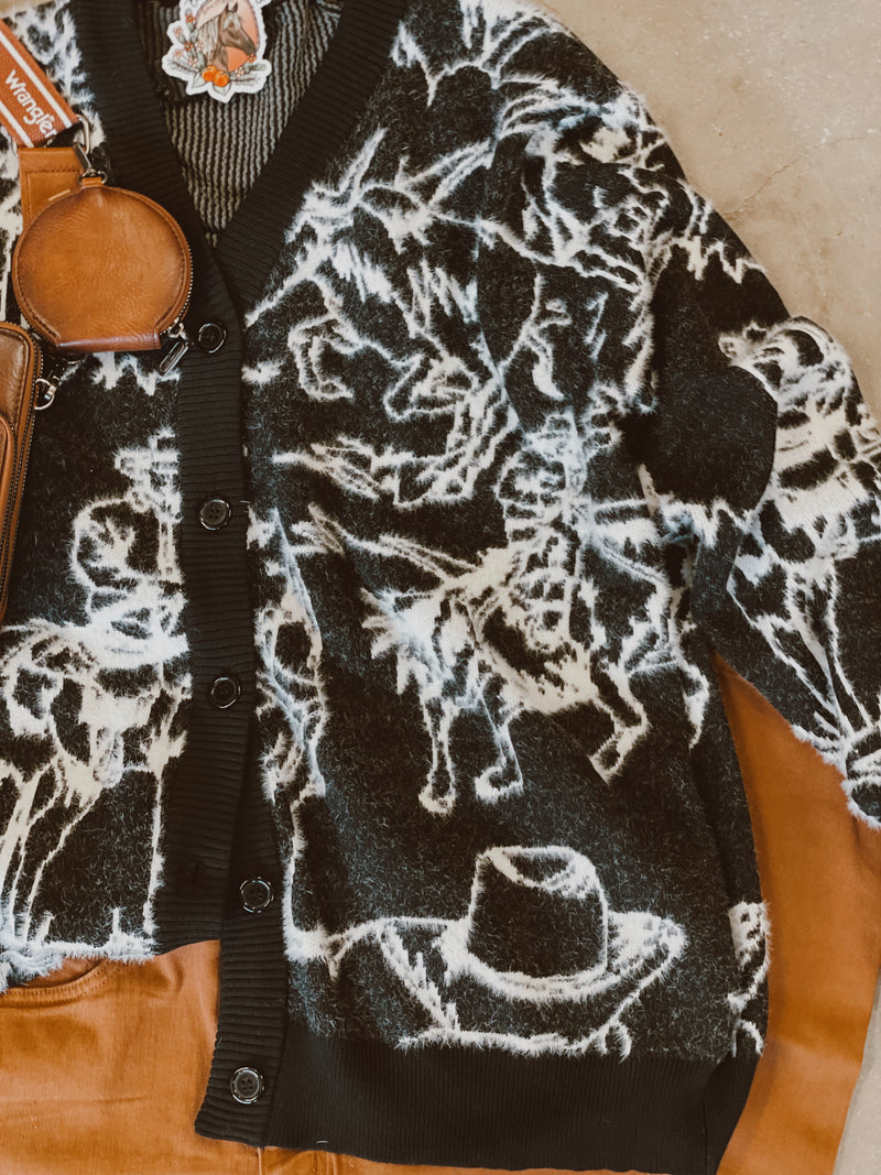 Rodeo fuzz cardigan