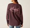 Ariat LS Tshirt Clove Brown