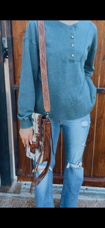 Cowhide Aztec Bag