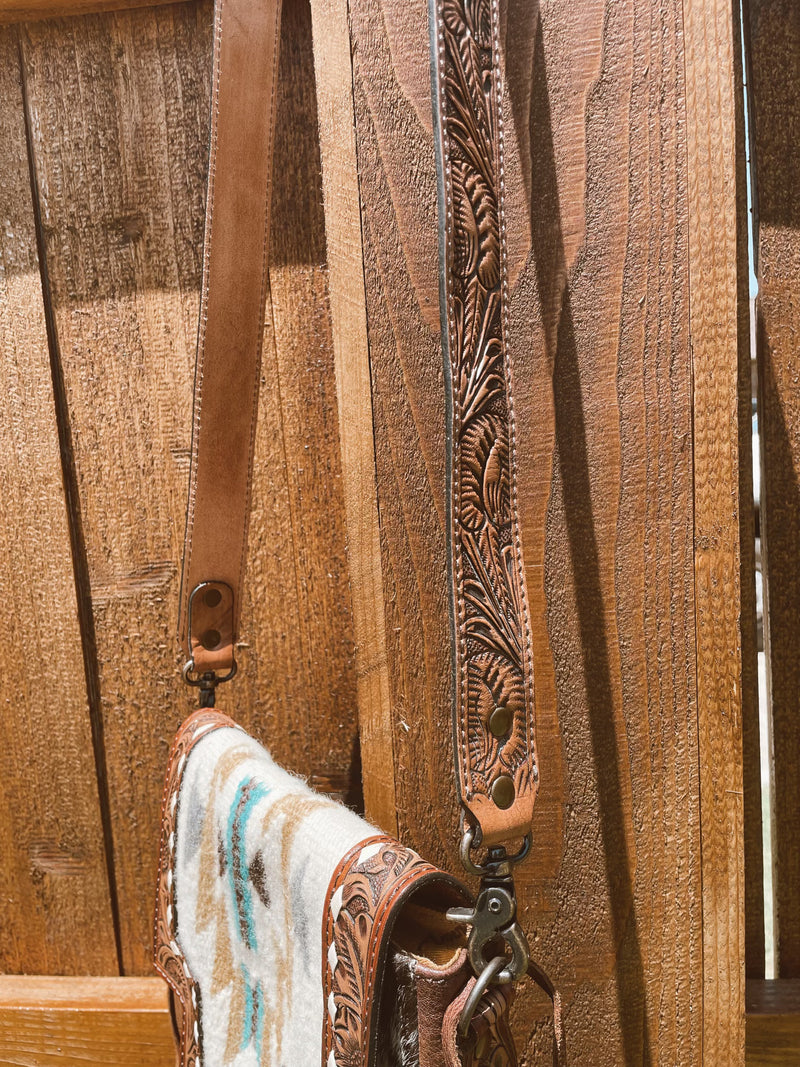 Cowhide Aztec Bag