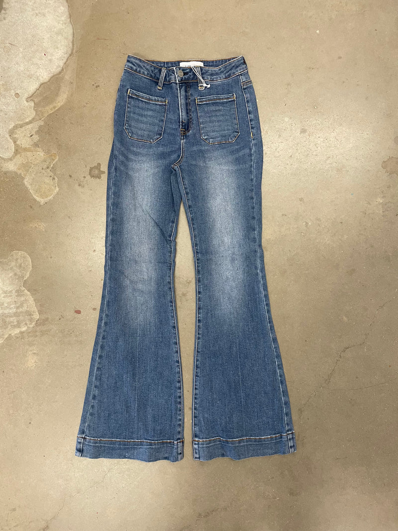 High Rise Front Pocket Jean