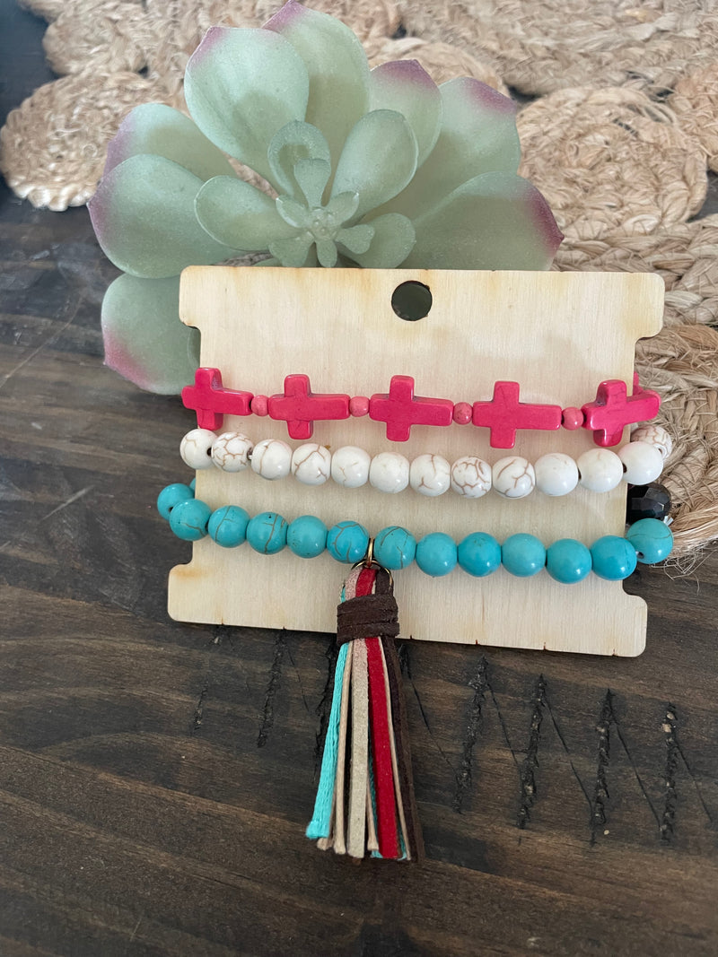 Tassel Bracelet Set