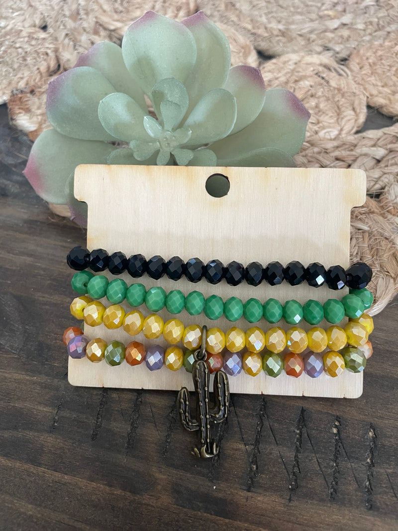 Cactus Bracelet Set