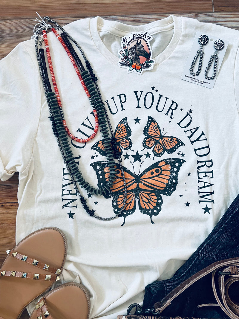 Butterfly Never Give Up Tee