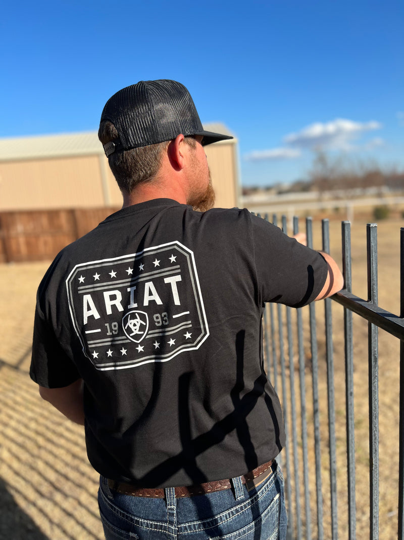 Men's Ariat 93 Liberty SS Tee-Black