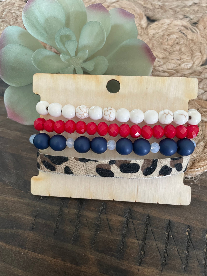 Patriotic Bracelet Set