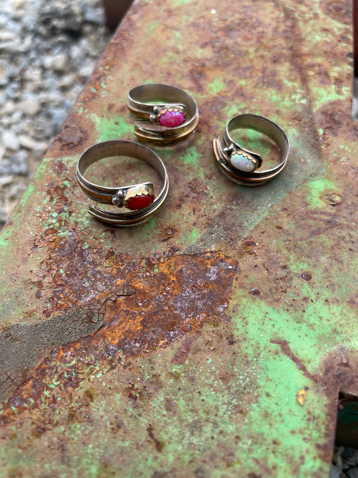 Red Feather Ring