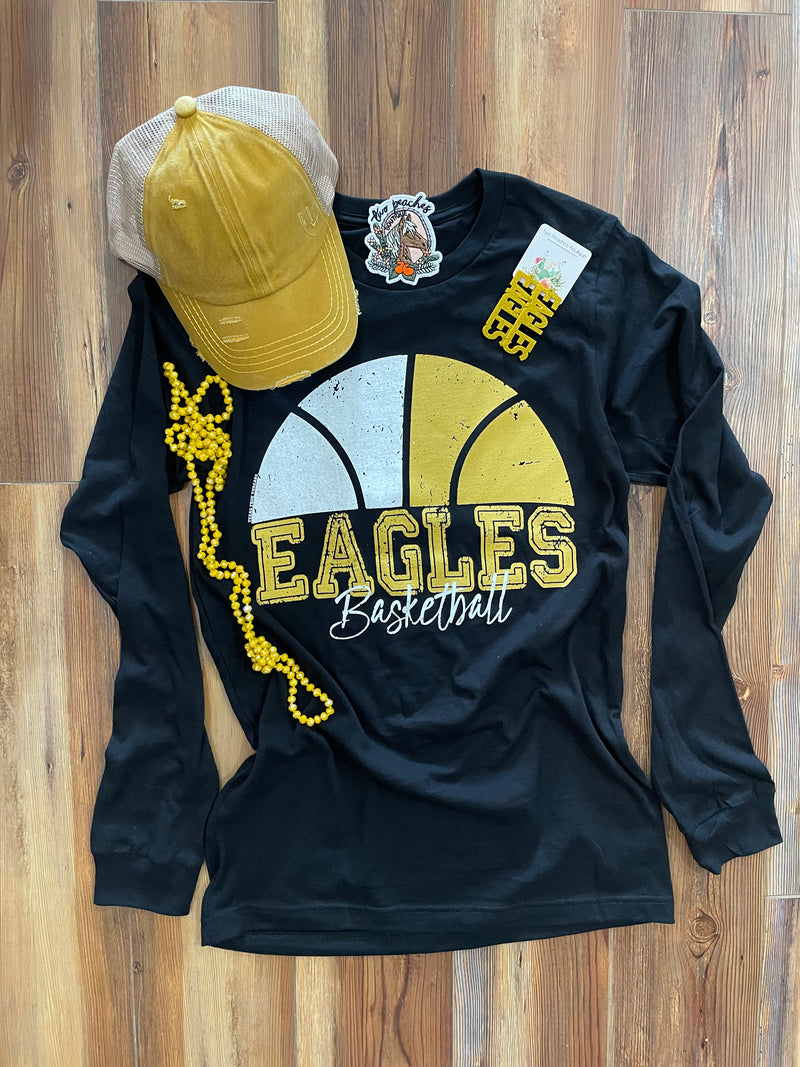 Eagles Long Sleeve Basketball Tee