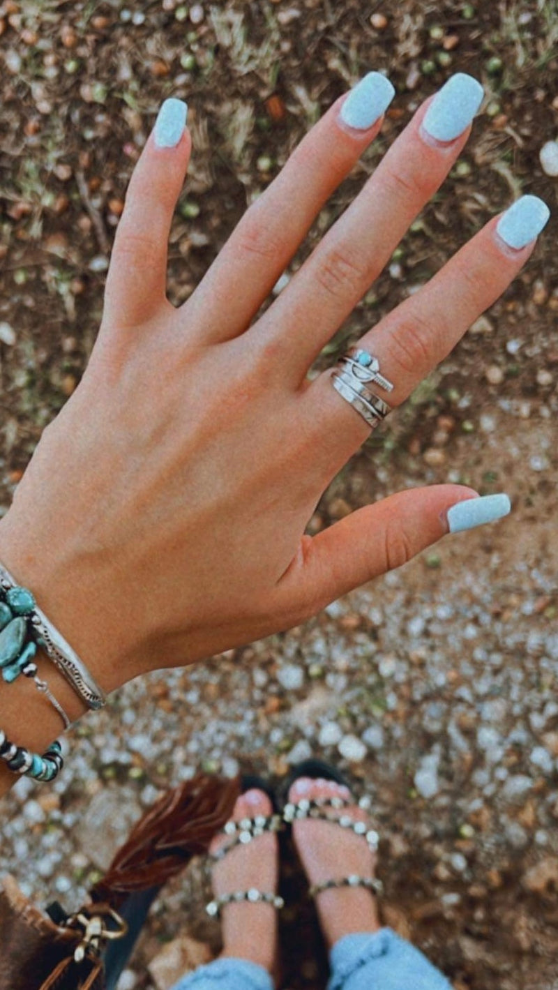 Single Stone Feather Wraps