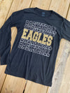 Glitter Eagles Long Sleeve Basketball Tee