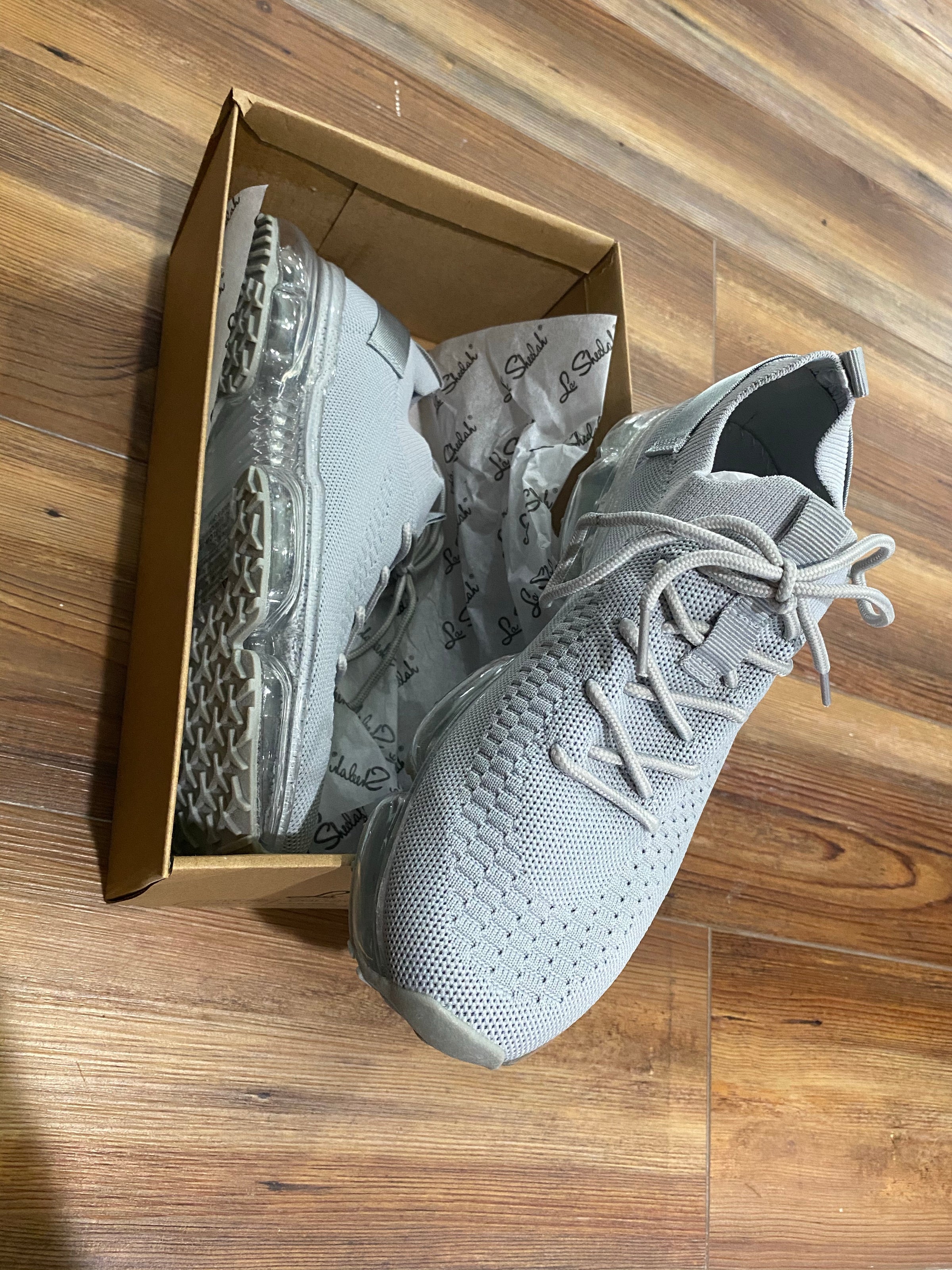 Grey Basic Tennis Shoes Two Peaches Boutique