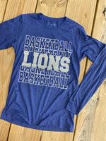 LIONS LONGSLEEVE BASKETBALL TEE