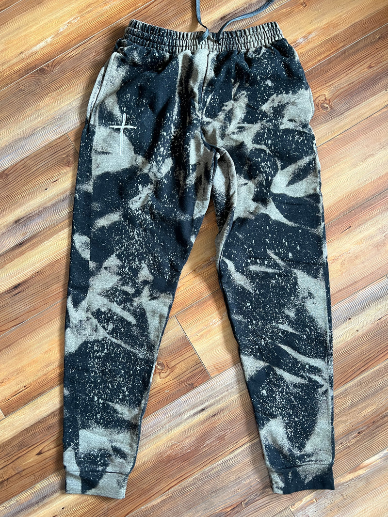 Cross Bleached Joggers