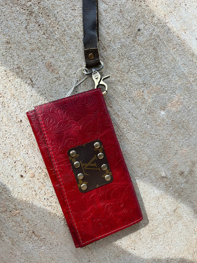 Red LV WALLET