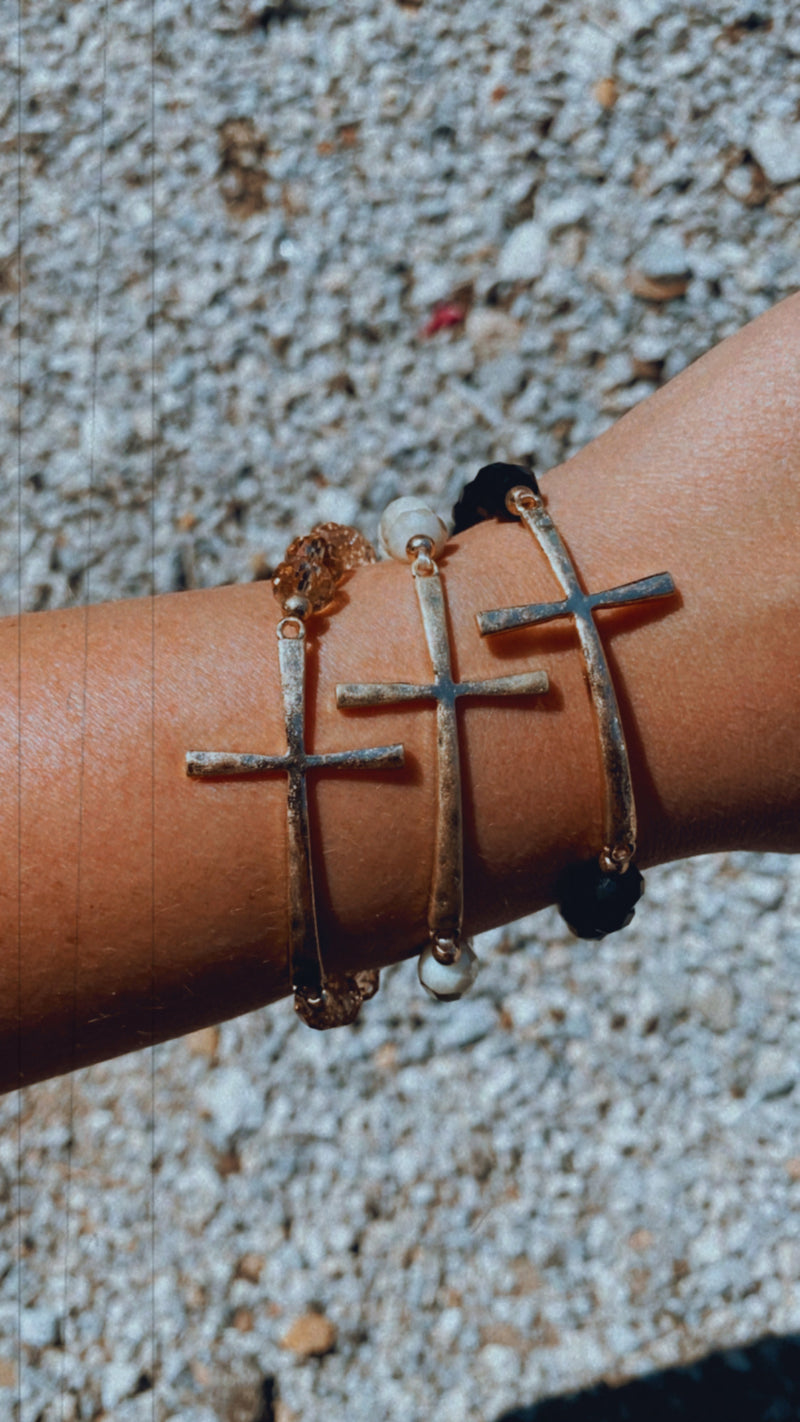 Gold Cross Bracelets