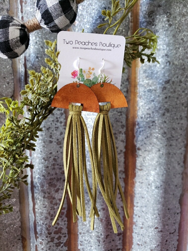 Verde Moon Earrings