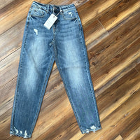 Light High Rise Boyfriend Jeans