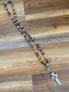 🍑Natural Multi Antler Cross Necklace